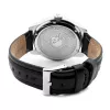 MARC ECKO Herren Armbanduhr E11591G1 - 45mm Quarz Analog Schwarz Zifferblatt Silber Armband