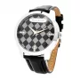 MARC ECKO Herren Armbanduhr E11591G1 - 45mm Quarz Analog Schwarz Zifferblatt Silber Armband