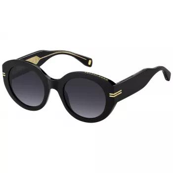 MARC JACOBS Damen MJ-1110-S-807 Sonnenbrille - Schwarzer Rahmen, Grau Verlaufsgläser - 51/23/145 mm