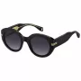 MARC JACOBS Damen MJ-1110-S-807 Sonnenbrille - Schwarzer Rahmen, Grau Verlaufsgläser - 51/23/145 mm
