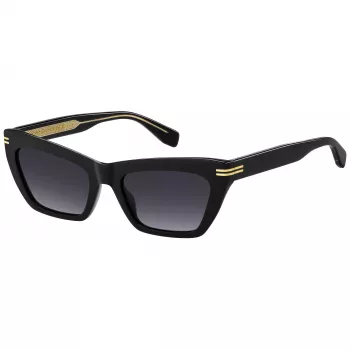 MARC JACOBS Damen MJ-1112-S-807 Eckige Sonnenbrille Schwarz/Grau 54mm