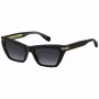 MARC JACOBS Damen MJ-1112-S-807 Eckige Sonnenbrille Schwarz/Grau 54mm