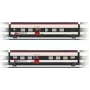 Märklin 43462 H0 Ergänzungswagen-Set 2 für SBB Giruno: 2. Klasse Wagen D(B9) und E(B8)