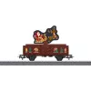 Märklin 44224 H0 Rlmms 56 Rungenwagen mit Ladung, Epoche IV