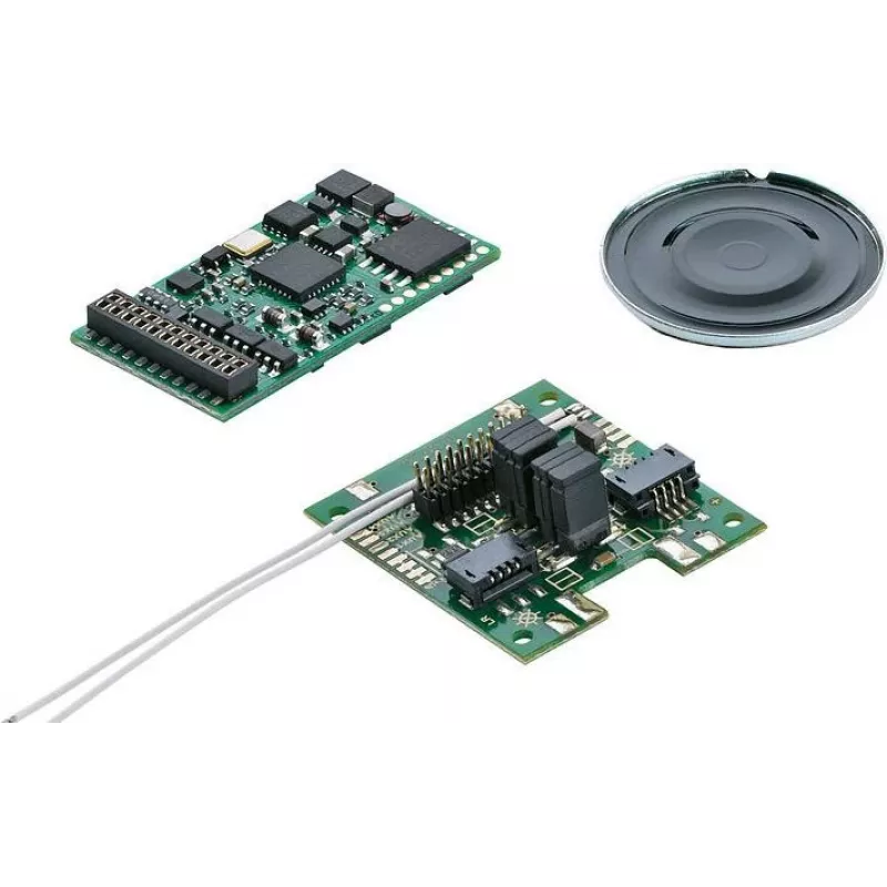 Märklin 60978 mSD3 Sound Decoder, 21-Pin MTC, mfx/DCC/MM, Kinderlok-Sound-Set, 8 Ohm Lautsprecher enthalten
