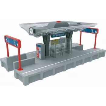 Märklin 72213 H0 Bahnsteig mit integrierter Beleuchtung, mehrfarbiger Kunststoff, Maßstab 1:87, ab 15 Jahren