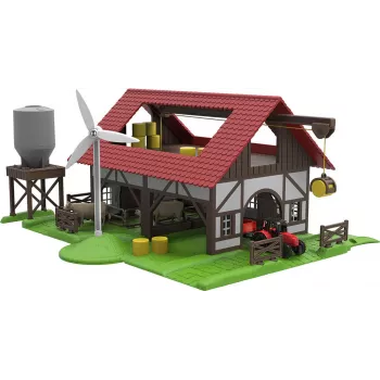Märklin My World H0 Bauernhof Starterset 72212 – batteriebetriebener Zug mit Tieren & Schienen