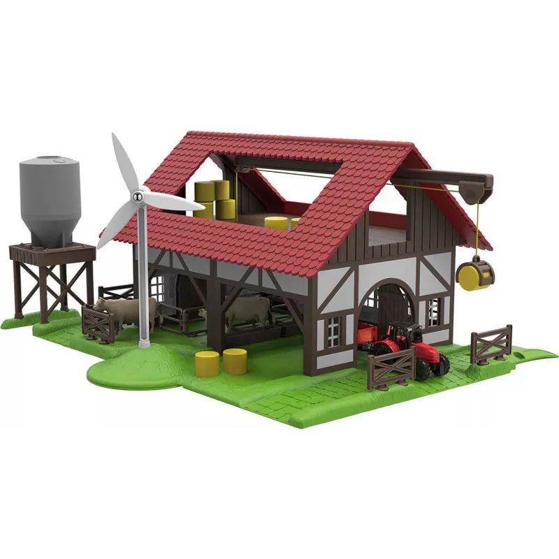 Märklin My World H0 Bauernhof Starterset 72212 – batteriebetriebener Zug mit Tieren & Schienen
