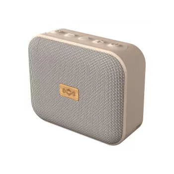 Marley Jammin Tragbarer Bluetooth-Lautsprecher (Creme) - IP67 wasserdicht, 12 Std. Akku, kabelloses Stereo-Pairing