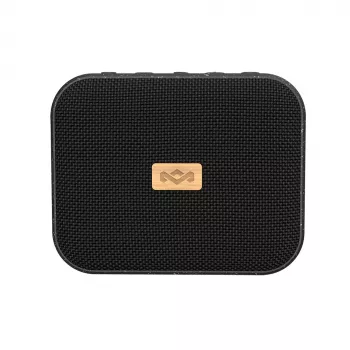 MARLEY Jammin Tragbarer kabelloser Bluetooth-Lautsprecher - Signature Black, IP67 wasserdicht, 360°-Sound, 12 Std. Akku
