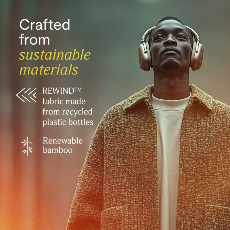 Marley Positive Vibration Rebel Kabellose On-Ear-Kopfhörer mit aktiver Geräuschunterdrückung, Bluetooth 5.0 – Creme