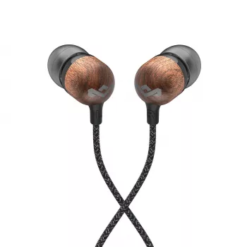 Marley Smile Jamaica Kabelgebundene Ohrhörer mit eingebautem Mikrofon, USB-C – Signature Black