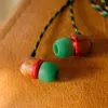 Marley Smile Jamaica In-Ear Kabelgebundene Ohrhörer mit Mikrofon und USB-C, 9-mm-Treiber – Rasta (EM-JE042-RA)