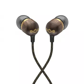 Marley Smile Jamaica Kabelgebundene Ohrhörer mit Mikrofon, USB Typ-C, Messing