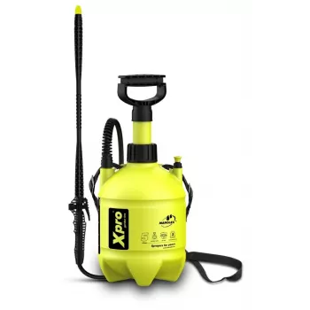 MAROLEX XPRO 5 Drucksprüher manuell 5L mit verstellbarer Kegeldüse, Manometer und Tragegurt