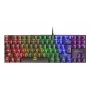 MARS GAMING MK80 Mechanische Tastatur - Kabelgebunden USB - AZERTY-Layout - OUTEMU Red Switches - RGB-Beleuchtung - Full Size - Schwarz
