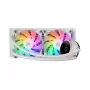 MARS GAMING ML-LCD RGB 240mm All-in-One Flüssigkeits-CPU-Kühler Weiß