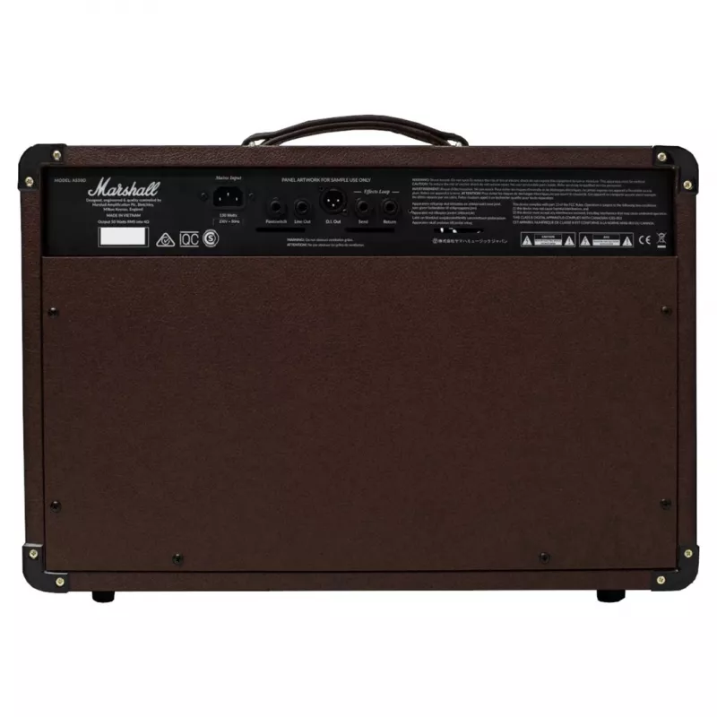 Marshall AS50D 50W Akustikgitarren-Verstärker - 2x8 Zoll Lautsprecher, 2 Kanäle, digitale Effekte