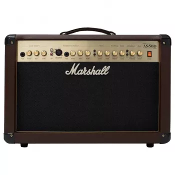Marshall AS50D 50W Akustikgitarren-Verstärker - 2x8 Zoll Lautsprecher, 2 Kanäle, digitale Effekte