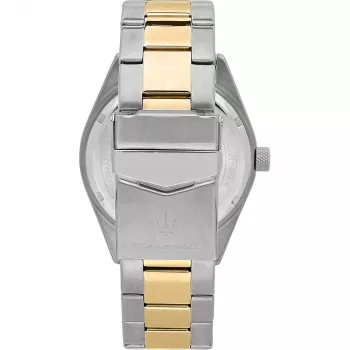 Maserati Herren Potenza Quarz Analog Uhr R8853100027 43mm Edelstahl