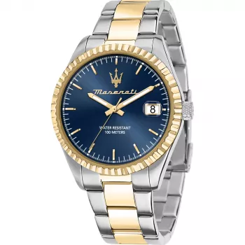 Maserati Herren Potenza Quarz Analog Uhr R8853100027 43mm Edelstahl