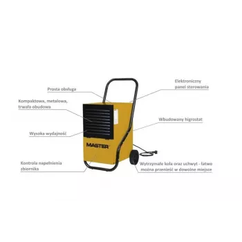 MASTER Dehumidifier DH752 45.6L/24h