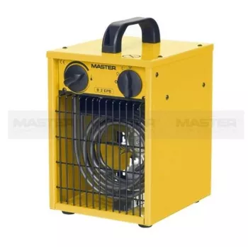 MASTER Elektroheizer B2EPB/IT 2kW Heizlüfter mit Thermostat, 230V, IP24, Weiß