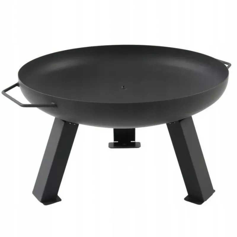 MASTER GRILL Gartenfeuerstelle 80 cm rund Stahl Schwarz