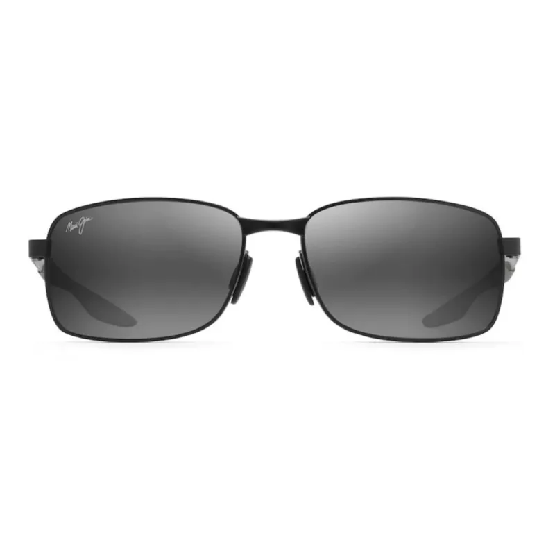 MAUI JIM 797-2M Unisex Cat Eye Sonnenbrille Matt Schwarz Neutral Grau 57mm