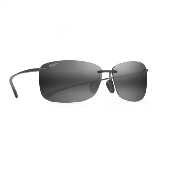 MAUI JIM Huelo Sonnenbrille 446-11M Unisex 55/18/145 mm Matt Grau Blue Hawaii Polarisiert