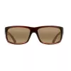 MAUI JIM Peahi Sonnenbrille H266-01 Matt Schwarz HCL Bronze PolarizedPlus2