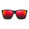 Maui Jim Red Sands Sonnenbrille RM864-02A Unisex 64mm Matt Schwarz Gestell Neutralgrau Gläser