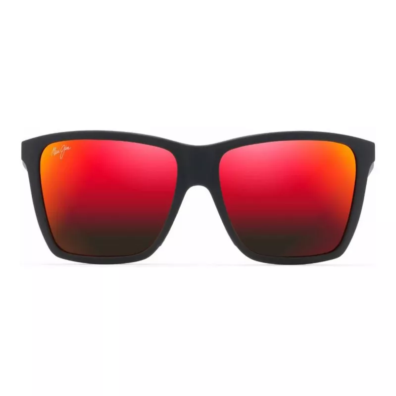 Maui Jim Red Sands Sonnenbrille RM864-02A Unisex 64mm Matt Schwarz Gestell Neutralgrau Gläser