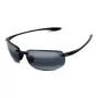 MAUI JIM Unisex Sonnenbrille 407-02 Mauna Kea Gloss Black Neutral Grey Polarized 64mm