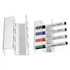 MAUL Acryl Magnetischer Stiftehalter für 4 Whiteboard- oder Flipchart-Marker, Kristallklar (6388405)