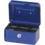 MAUL Geldkassette Blau 152x125x81 mm mit Zylinderschloss und Münzeinsatz 56101-37