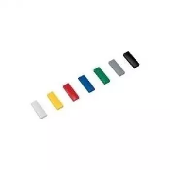 MAUL HEBEL Solid Magnet, 1,0 kg Haftkraft, rechteckig 54 x 19 mm, schwarz, bruchfestes Kunststoff 61650-90