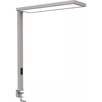 MAUL LED Schreibtisch-Klemmlampe Senja mit Bewegungs-/Tageslichtsensor Silber