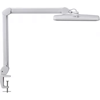 MAUL LED Schreibtischleuchte Intro dimmbar mit Klemmfuß Weiß