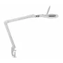 MAUL LED-Magnifying-Lampe Makro mit Klemmfuß Weiß