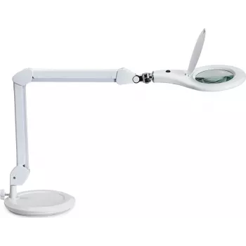 MAUL LED-Lupe Makro mit Standfuß Weiß