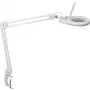 MAUL LED-Lupenleuchte Viso mit Klemmfuß, 10W, 900lm, 6500K, 5 Dioptrien, Schwarz