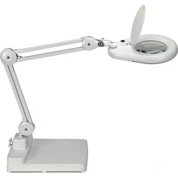 MAUL LED-Lupe Viso mit Standfuß Weiß