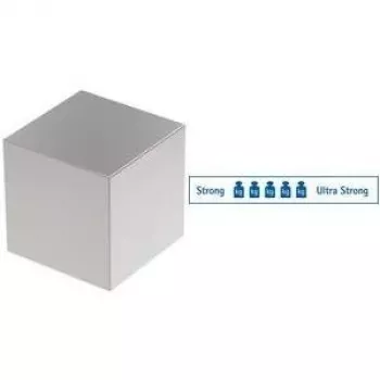 MAUL Neodym-Würfelmagnet, 20 x 20 x 20 mm, vernickelt, Haftkraft 25 kg, 1 Stück 6169496