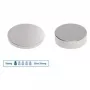 MAUL Neodym-Scheibenmagnet, 10 x 3 mm, vernickelt, 2 kg Haftkraft, 1 Stück 6166396