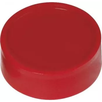 MAUL Runder Magnet Ø 34 mm Rot 10 Stück (61733-25)