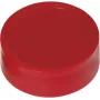 MAUL Runder Magnet Ø 34 mm Rot 10 Stück (61733-25)