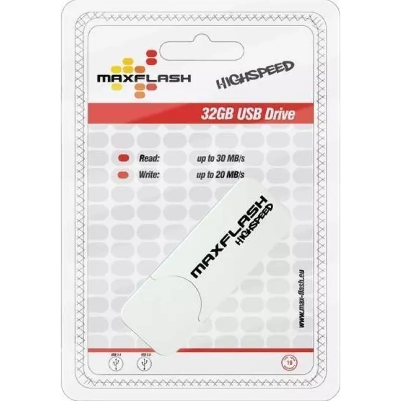MAXFLASH 32GB USB 3.0 Flash-Laufwerk - Schwarz