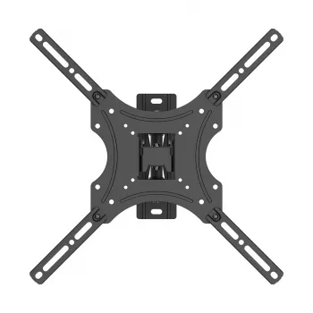 MCN Maclean MC-190 Vollbewegliche TV-Wandhalterung für 32-55 Zoll Bildschirme, VESA bis 400x400, 25 kg, Schwarz