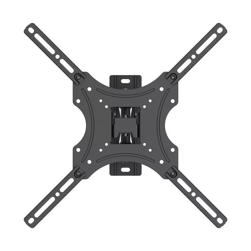 MCN Maclean MC-190 Vollbewegliche TV-Wandhalterung für 32-55 Zoll Bildschirme, VESA bis 400x400, 25 kg, Schwarz